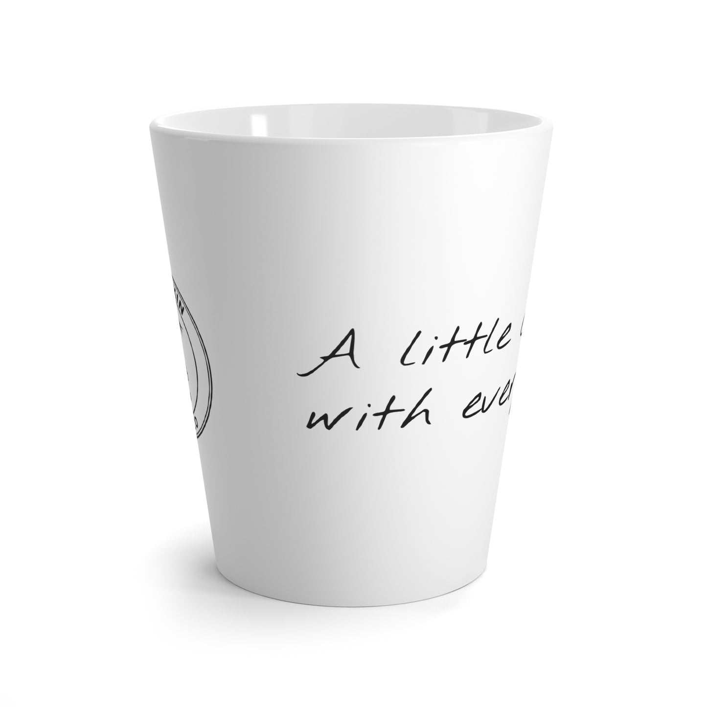 Brewed Kin Latte Mug - Inspirational Coffee Cup for Coffee Lovers